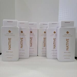 6pk Native Sugar Cookie Body Wash Christmas LIMITED EDITION 18 OZ